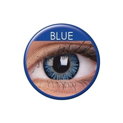 MaxVue ColorVue 3 Tones Blue barevné tříměsíční nedioptrické 2 čočky – Zboží Mobilmania