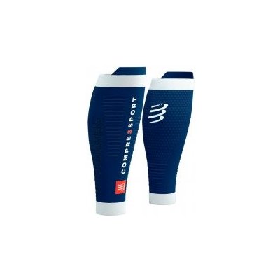 Compressport R2 3.0 estate blue/white návleky – Sleviste.cz