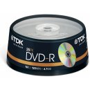 TDK DVD-R 4,7GB 16x, cakebox, 25ks (T19416)