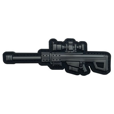 ARMED PATCHES 3D PVC velcro nášivka s motivem zbraně SNIPER 1 – Zboží Dáma