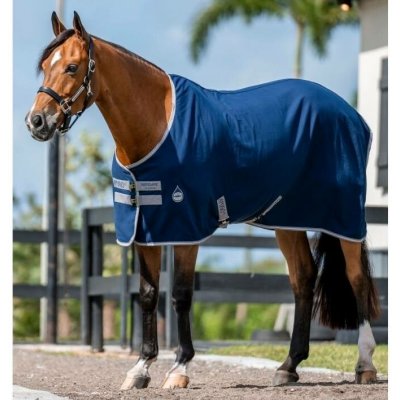 Horseware Deka lehká stájová Amigo navy titanium grey & silver – Sleviste.cz