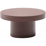 Kave Home Aiguablava 90 cm zahradní stolek Terakotově červený cementový – Hledejceny.cz
