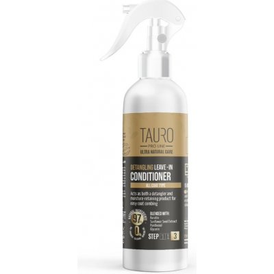 Tauro pro line Ultra Natural CareAntistatický rozčesávací bezoplachový kondicionér ve spreji 250 ml – Zboží Mobilmania