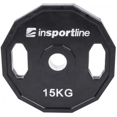 inSPORTline Ruberton Pogumovaný olympijský kotouč 15 kg,50mm – Zboží Mobilmania