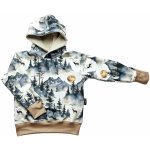 Lesejček mikina s kapucí JELEN A HORY – Zboží Dáma