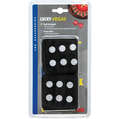 Plyšové dekorační kostky do auta 6x6 cm – Hledejceny.cz