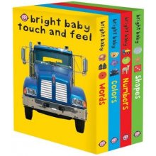 Bright Baby Touch & Feel Slipcase 2: Includes Words, Colors, Numbers, and Shapes Priddy RogerBoxed Set