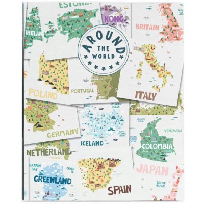 Album s kapsami Grupoerik Around The World 13x20 cm – Hledejceny.cz
