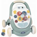 SMOBY 210207 Croc Baby Walker MiniKiss 3in1 Chodítko a kočárek pro panenku s brzdou – Hledejceny.cz