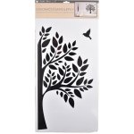 Anděl Samolepka na zeď černý strom 2 archy 32 x 60 cm 15506 – Zboží Dáma