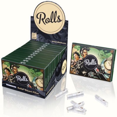 Rolls 69 filtry pack green 6 mm 12 x 80 ks