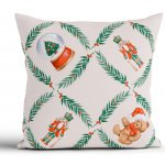 MKLuzkoviny.cz Vánoční bavlna Renforcé Vánoční příběh 40 x 40 cm – Zboží Dáma