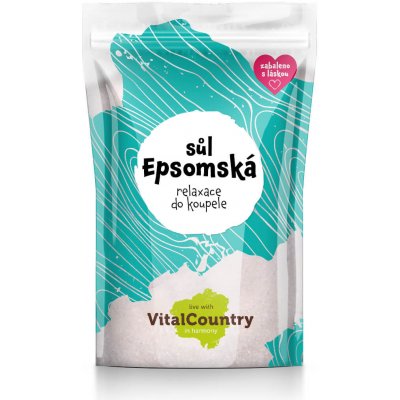 Vital Country epsomská sůl 1 kg – Zboží Dáma