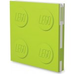LEGO Zápisník s gelovým perem jako klipem - světle zelený – Zboží Mobilmania