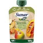 Sunar BIO ovocno-zeleninová kapsička Jablko, hruška, mrkev, dýně 100g – Hledejceny.cz