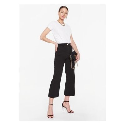 Elisabetta Franchi Jeansy PJ-89S-31E2-V250 Černá Flare Fit – Hledejceny.cz