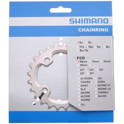 Shimano převodník SH FCM785 24z stř. pro kliky 38-24 2x10s – Zboží Dáma