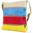 Sun-bags crossbody s pruhy H0438 béžová