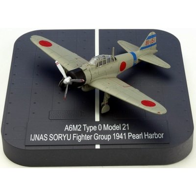 Century Wings Mitsubishi A6M3 Zero IJNAS Soryu Flying Group BI-151 IJN Carrier Soryu Pearl Harbor 7. prosinec 1941 1:144 – Hledejceny.cz