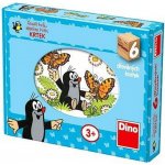 Dino Kostky kubus Krtek 6 ks v krabičce 18 x 13 x 4 cm – Zboží Mobilmania