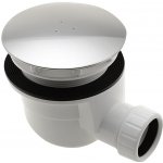 GELCO - vaničkový sifon PB 90 INOX, chrom krytka, PB90 – Zboží Dáma