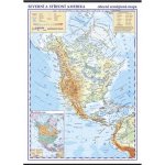 Severní a střední Amerika - nástěnná zeměpisná mapa 1:10 mil. – Zbozi.Blesk.cz