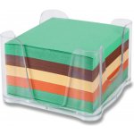 Clear Cube - čirý box s barevným poznámkovým papírem - 10×10×6 cm – Sleviste.cz