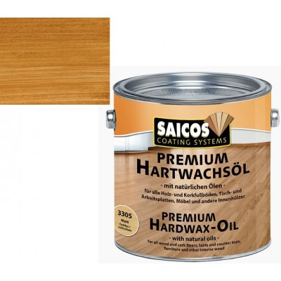 Saicos premium tvrdý voskový olej 0,75 l teak transparentní