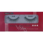 Diva & Nice umělé řasy nalepovací 100% Human Hair č. 46 černé – Hledejceny.cz