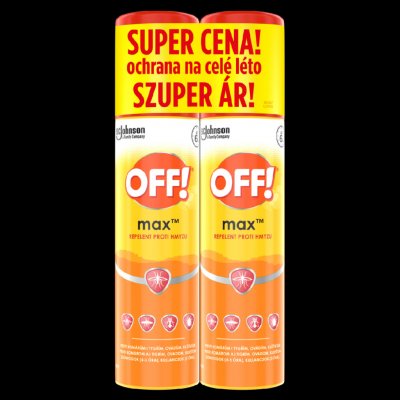 Off! Max repelent 2 x 100 ml – Zboží Mobilmania