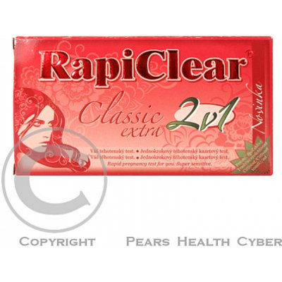 RapiClear těhotenský test Classic Super Sens.1 ks – Zboží Mobilmania