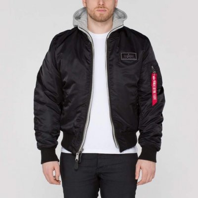 Alpha Industries bunda MA 1 D TEC black olive – Zboží Mobilmania