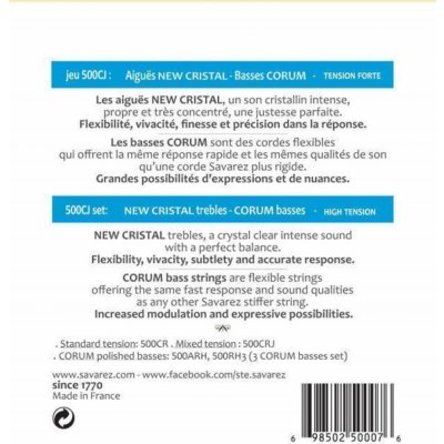 Savarez 500CJ – Sleviste.cz