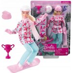 Barbie Zimní sporty Snowboardistka – Zboží Mobilmania