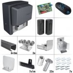 CAME BX 708 K1 9.1 - sestava pojezdu, pohonu a příslušenství, pro posuvnou bránu do průjezdu 6,4 m a 620 kg, profil bez úpravy – Hledejceny.cz