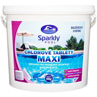 Sparkly POOL CHLOROVÉ TABLETY MAXI 5 kg – Zboží Dáma