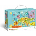 DoDo Mapa Evropy 100 dílků – Zboží Dáma