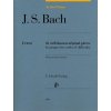 Noty a zpěvník At The Piano J. S. Bach noty pro klavír 16 známých originálních skladeb v postupném pořadí obtížnosti s praktickými komentáři