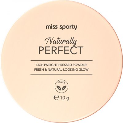Miss Sporty Naturally Perfect kompaktní pudr 001 Translucent 10 g