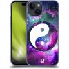 Pouzdro a kryt na mobilní telefon Apple Pouzdro Head Case Apple iPhone 15 YIn a Yang PURPLE