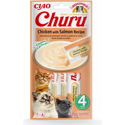 Churu Cat Chicken with Salmon 4 x 14 g – Zboží Mobilmania