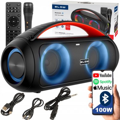 přenosný BLUETOOTH BLOW BOOMBOX (karaoke s mikrofonem) – Zboží Mobilmania