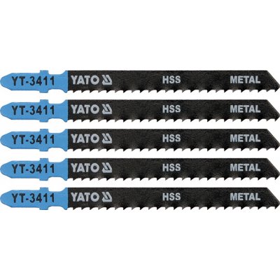 Yato pilový list do přímočaré pily na kov 100mm typ T 8TPI 5 ks YT-3411 – Zboží Mobilmania