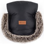 Petite&Mars Rukávník / rukavice Furry Forever Black – Zboží Dáma