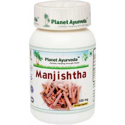 Planet Ayurveda Manjistha extrakt 10:1 500 mg 60 kapslí