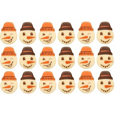 Barbara Luijckx Čokoládový sněhulák hlava 18ks – Zboží Dáma