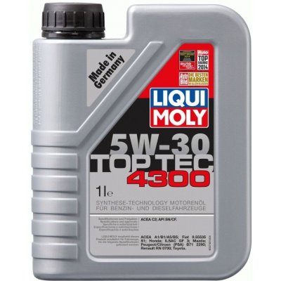 Liqui Moly 3740 TOP TEC 4300 5W-30 1 l – Sleviste.cz