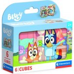 Clementoni Obrázkové kostky BLUEY 6 kostek – Zboží Živě