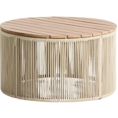 Kave Home zahradní stolek Dandara 70 cm Krémový – Hledejceny.cz