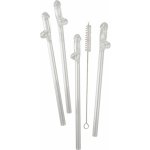 Sada skleněných brček Glass Drinking Straw Willy – Sleviste.cz